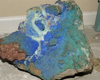 Azurite -this is a very large piece weighing about 20+lbs.