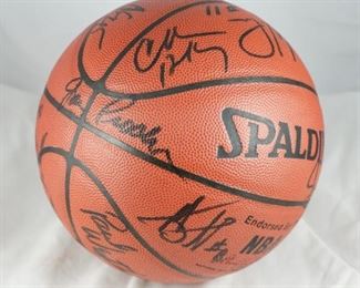 1993 Phoenix Suns Team Signed Basketball 