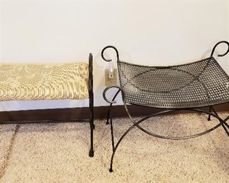 Cast metal & wrought metal benches 