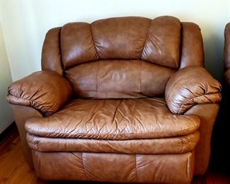 Over sized leather chair