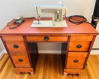 Kenmore sewing machine with desk