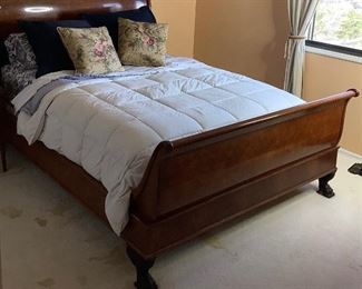  Wood Sleigh Bed