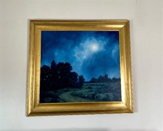  G. A. Steffen "Night Sky" Painting
