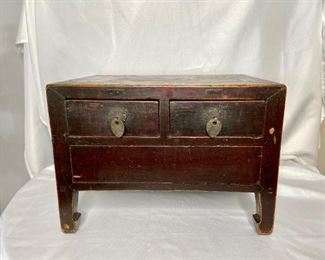 Small Antique Trunk/ Stool