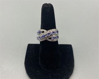 Tanzanite Sterling Silver Ring
