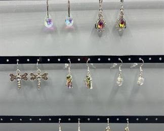 Color Filled Earrings