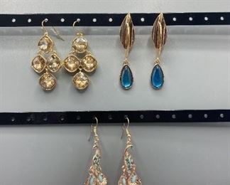 Three Statement Earrings