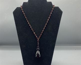 Fixer Upper Red Beaded Necklace and Bracelet