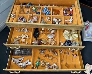 Pins in Jewelry Box