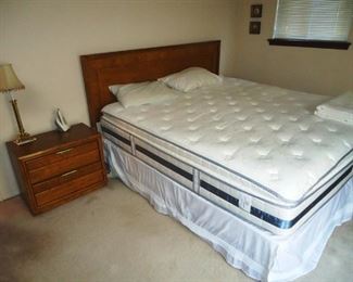 like new mattress on this Mid-Century bedroom set