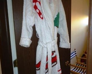 Christmas chenille robe