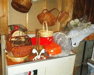 several retail store cabinets that was used for storage
