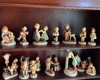 Over 40 Goebel figurines.