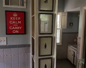 So many people have signs in their bathrooms telling them to keep calm.