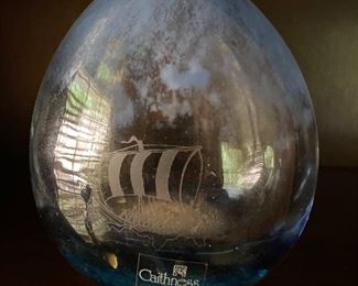 Caithness glass carving.