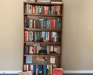 Five Shelf Bookcase Books