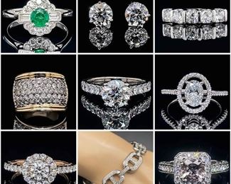 Karats Auctions Fine Jewelry Merry and Bright Engagement Estate Christmas Gift Ideas Bridal