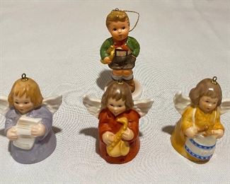Vintage Goebel Angel Bell Ornaments