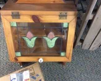 Stain Glass Cabinet 
