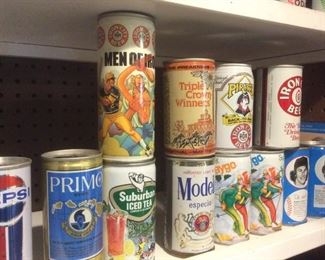 BERR & SODA Vintage Metal Cans Breweriania 