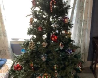 tree and 1.00 ornaments 