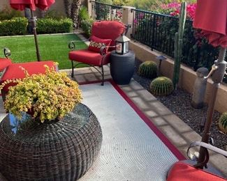 back patio set over looking the PPCC golf course in N. Scottsdale