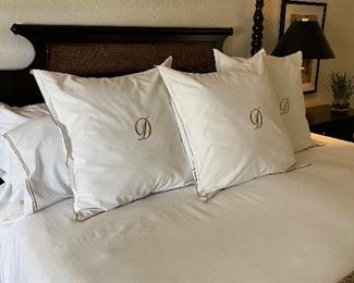 king bed & bedding top of the line everything