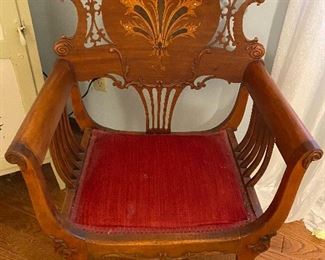 Antique Saddle Chair