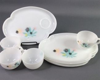  Vintage Sandwich Plates and Tea cups
