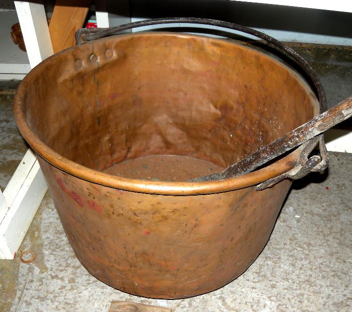 Large Copper Kettle