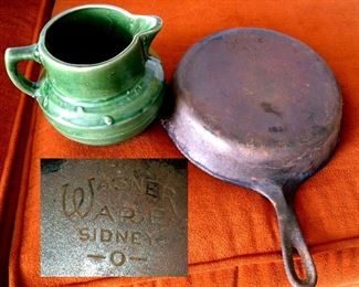 Pottery & Wagner Cast Iron Skillet