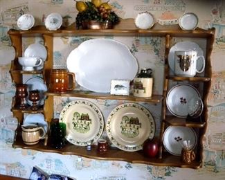 Curio Shelf & China