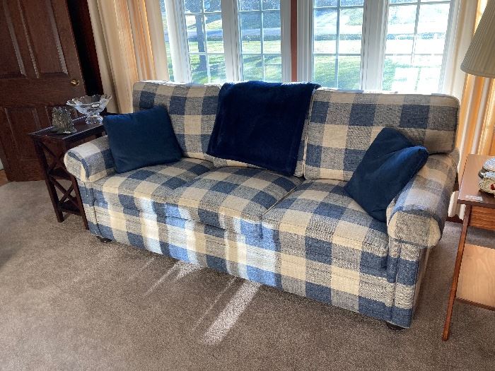 Ethan Allen Sofa, approx 6' long