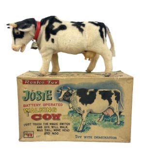 Vintage Josie The Cow Battery Operated Toy in Box