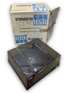 Vintage BSR Turntable In Box