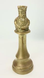 Vintage Brass Chess Style Bottle opener