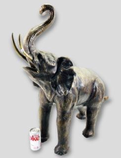 Huge Bronze Figural Elephant