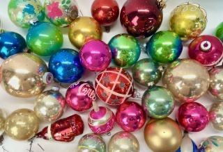 Vintage Glass Christmas Ornaments Shiny Brite Stye