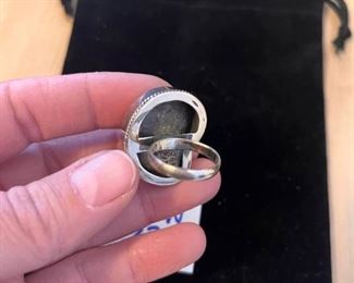 Shell and Sterling Ring