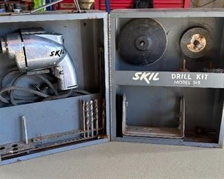 Antique SKIL Drill Kit