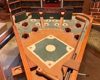 Antique Baseball Pinball Machine