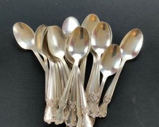 Vintage inlaid spoons.