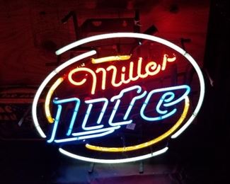 Miller Lite Neon Sign 