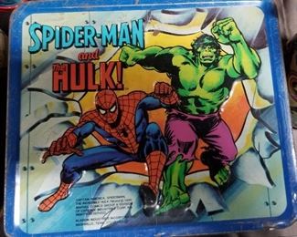 Vintage Spiderman Lunchbox and thermos 