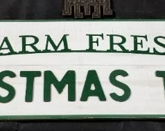 Christmas Tree Sign 