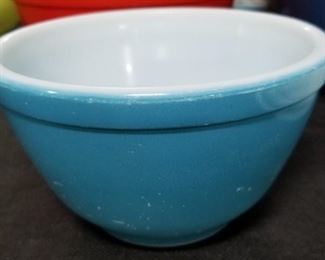 Blue Pyrex Primary Color Mixing Bowl 