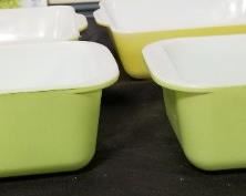 Lime Green Pyrex Loaf Pans 