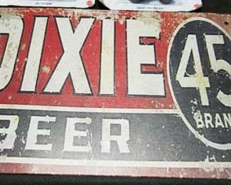Dixie Beer Sign 