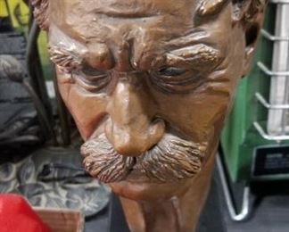 Bronze Bust of Albert Schweitzer by Leo Cherne