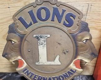 Lions International Sign 